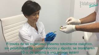 Proceso de infiltración del Plasma Rico en Plaquetas [upl. by Ilime]