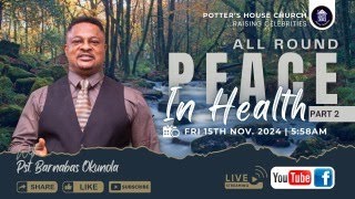 AllRound Peace in Health Pt 2  Prophetic Declaration [upl. by Eirruc547]