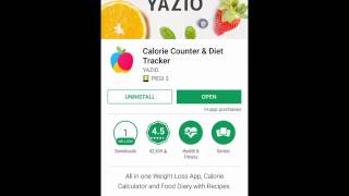 Calorie Counter amp Diet Tracker for Android  A Complete Video Review [upl. by Heer808]