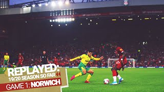 201920 REPLAYED Liverpool 41 Norwich City  Reds kick off the season in style [upl. by Bastian]