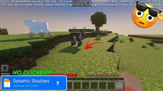 😮Dynamic Shadows In Mcpe  Best Shader For Mcpe 120 Render Dragon  100 Working [upl. by Anear]