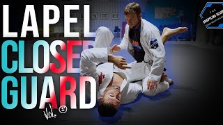 Awesome Lapel Closed Guard Sweeps  You Must Know [upl. by Arrej352]