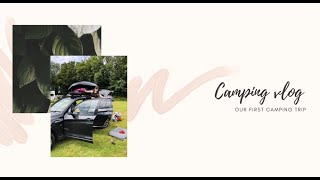 Camping vlog Our first camping trip  Camping in Cornwall at Trewan Hall [upl. by Dahij927]