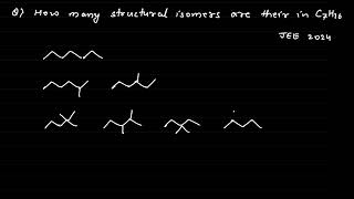 How many structural isomers are there in C7H16 ￼￼￼ [upl. by Laufer468]