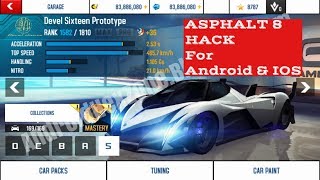 Asphalt 8 hack For Android amp IOS 2017 [upl. by Ledba]