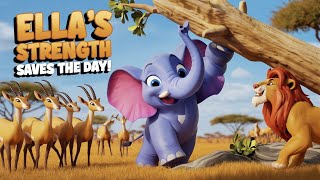 Ella the Elephant  A Heartwarming Tale of Strength and SelfAcceptance  English Story for Kids [upl. by Ailaro]