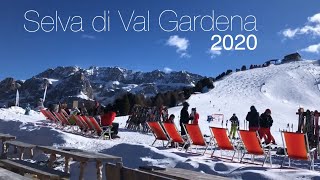 2021  Selva di Val Gardena  Sella Ronda  Wolkenstein  Marmolada  Dolomiti Superski [upl. by Drewett]