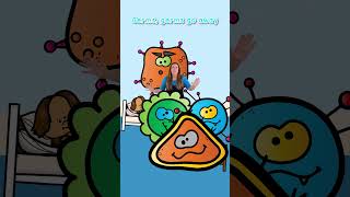 Wash Your Hands and Keep the Germs Away shorts kidssongs toddlersongs [upl. by Japheth936]