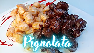 PIGNOLATA SICILIANA Glassata Ricetta Originale Messinese [upl. by Aihseken905]