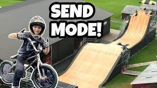 New BMX Tricks In USA FREESTYLE BMX Competition SEND MODE ON [upl. by Yelserp]