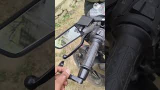 n160 bike mai rear mirror kaise lagaye [upl. by Adieno]