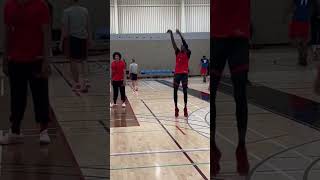 Jeff Dowtin Beats Chris Boucher In Shooting Drill At Toronto Raptors Training Camp [upl. by Malloy]