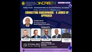 NCAM24 Week Four  Panel Discussion Combatting Ransomware  A Joined Up Approach [upl. by Namya178]