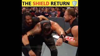 The Shield reunite to stop Braun Strowman from cashing in shorts wwe [upl. by Aslin851]