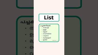 Make a List in WhatsApp Malayalam 🟢 [upl. by Derman]