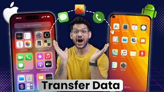 How to transfer file or data from android to iPhone or iphone to android [upl. by Royo]