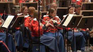 BARBER Commando March  quotThe Presidents Ownquot US Marine Band  Tour 2018 [upl. by Ammadis]