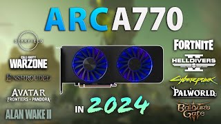 Intel Arc A770  i512600K in 2024  Test in 27 Games [upl. by Dawkins]