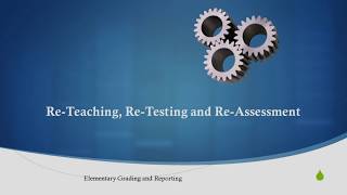 ReTeaching ReTesting ReAssessment [upl. by Sesom696]