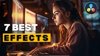 7 Effects You Gotta Know in Davinci Resolve No Plugins Needed [upl. by Lorrad]