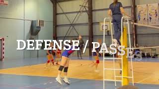 Maelle GARON  College Volleyball Recruiting Video  Fall 2025 [upl. by Omik740]