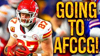 Chiefs win THRILLER vs Bills Punch ticket to AFCCG LIVE Divisional Postgame [upl. by Eitsym]