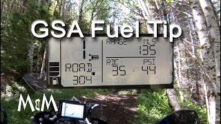 BMW R1200GS Adventure Fuel Tip [upl. by Arimahs694]