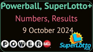 CA Lottery Superlotto Plus Powerball Drawing Results amp Winner Numbers Wednesday 9 October 2024 [upl. by Atterahs]