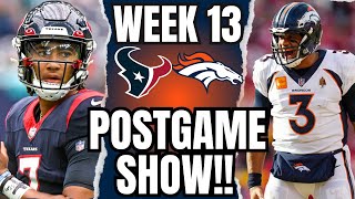 Denver Broncos Week 13 Postgame Show Houston Texans [upl. by Lodovico925]