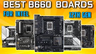 TOP 5 B660 Motherboards For Intel 12th Gen CPU in 2022 HINDI [upl. by Aihtenyc924]