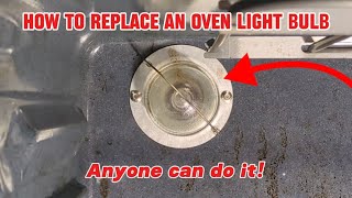 How to Replace an Oven Light Bulb  GE [upl. by Marquis]