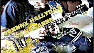 Johnny Hallyday La bagarre live Parcs des princes 93 Guitare solo cover [upl. by Lachance]