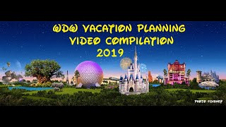 2019 Walt Disney World Vacation Planning Video Compilation  InteractiveWDW [upl. by Hut537]