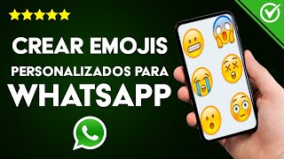 Cómo Crear Emojis o Emoticonos Personalizados en Android o iOS para WhatsApp Facebook e Instagram [upl. by Adalheid]