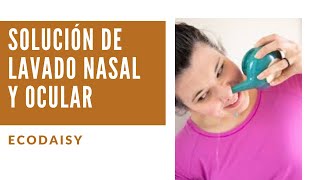 Solución Para Lavado Nasal Y Ocular Rinitis Alergias Sinusitiscongestión Nasal  EcoDaisy [upl. by Ardeen]