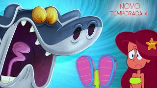 TEMPORADA 4 💥 ZIG e SHARKO 🌴 Sandálias mágicas 12 ✨ INÉDITO  Português Brasil  Cartoon for Kids [upl. by Attelliw]