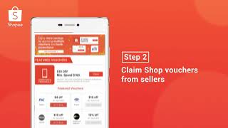 Shopee Stackable Vouchers Step by Step Guide [upl. by Icnarf]