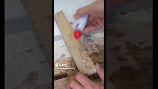 gabarito para instalar cavilha diy shorts woodworking diy [upl. by Yrrad]