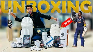 UNBOXING KL Rahul Edition SG Cricket Kit  Worth ₹1 Lakh [upl. by Midian621]