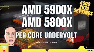 Ryzen 5800x 5900x CPU Per Core Undervolt Bios Settings  Lower Temps  Better Performance [upl. by Soloma]