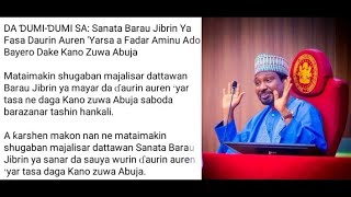 sanatar barau jibrin dalilin dayasa na dakatar da daurin auren yata A kano [upl. by Anir]