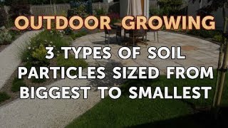 3 Types of Soil Particles Sized From Biggest to Smallest [upl. by Luhem]