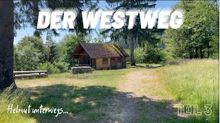 Meine Wanderung auf dem Westweg Teil 35 fernwanderweg schwarzwald thruhiker [upl. by Alasdair306]