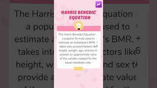 The Harris Benedict Equation Unlocking the Secrets of Your Metabolism [upl. by Arateehc]