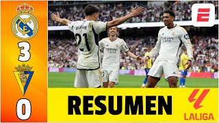 REAL MADRID CAMPEÓN Páliza al CÁDIZ 30  Goles de Brahim Díaz JUDE BELLINGHAM y JOSELU  La Liga [upl. by Attiuqihc]