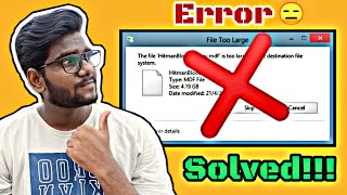 File Size🤯Too Large Pendrive Error SOLVED In Tamil  Tips amp Tricks  Rv Techதமிழ் [upl. by Silberman]