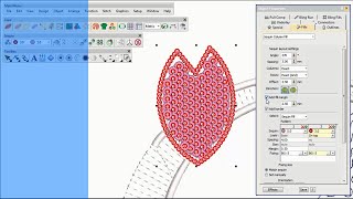 Sequin digitizing with Wilcoms EmbroideryStudio [upl. by Eahsel]