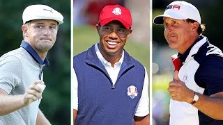 2018 Ryder Cup Captains Picks Tiger Woods Phil Mickelson Bryson DeChambeau [upl. by Sergei]