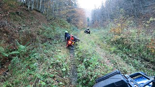 5 ❌ CanAm s ❌ Yamaha  He rollover with the ATV in the middle of the forest 😨 [upl. by Brandy412]