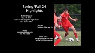 Boston Enggass  Class of 2025  2024 SpringFall Highlights [upl. by Pomfrey889]